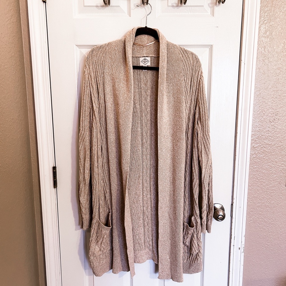 Cozy Beige Cardigan Sweater